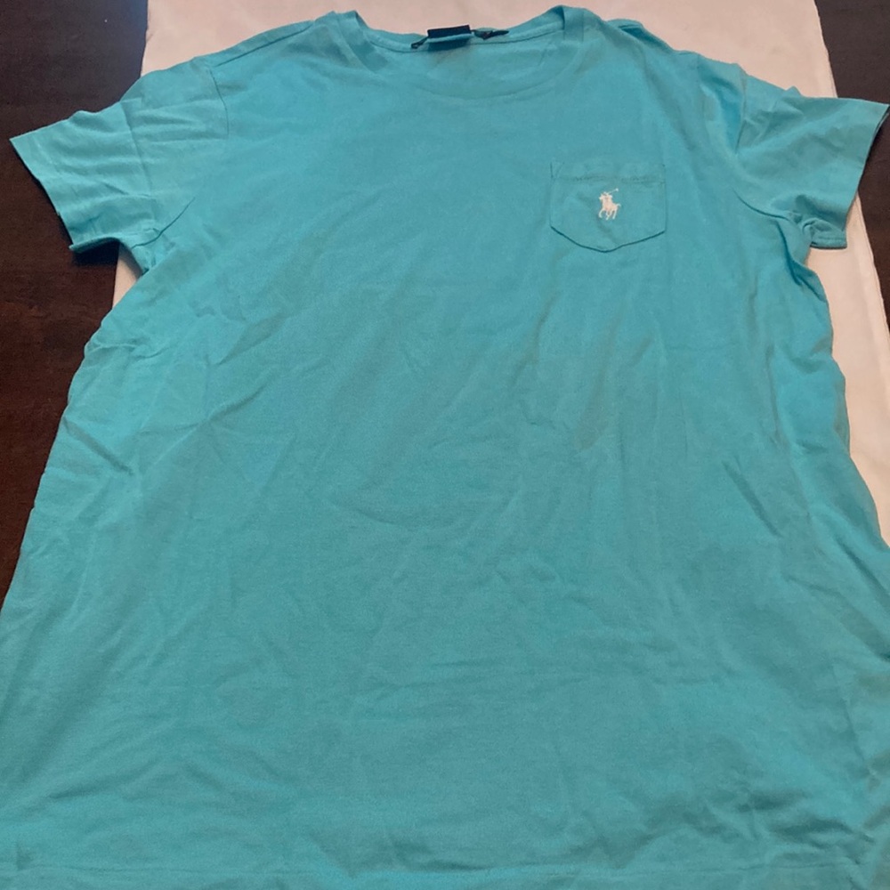 Ralph Lauren Aqua Short Sleeve Tee